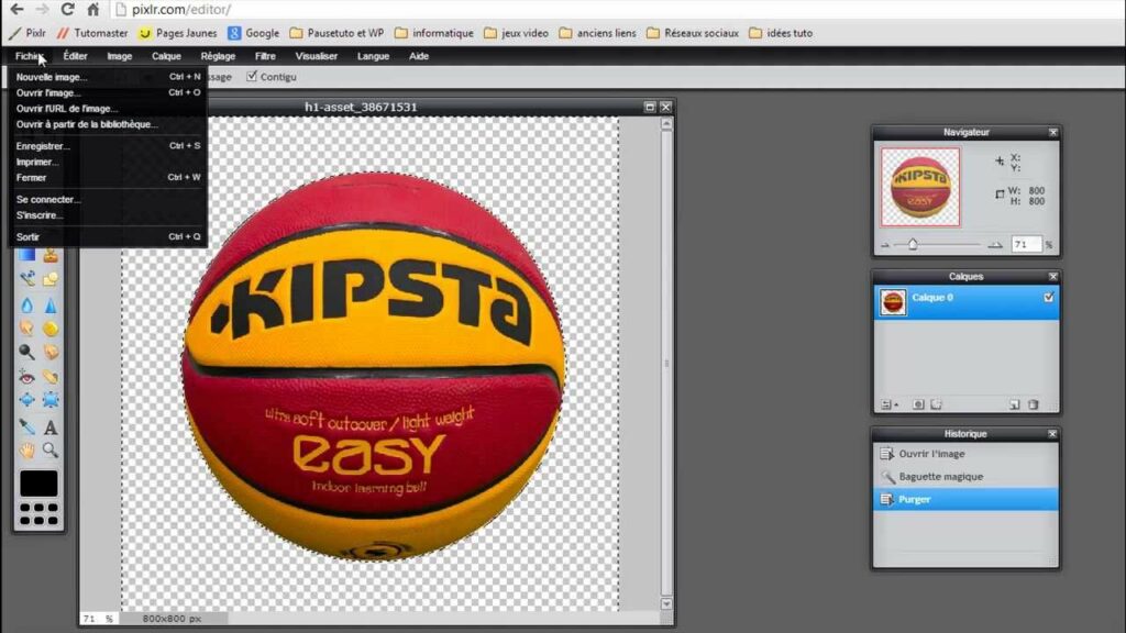 Comment rendre le fond transparent sur Gimp ?