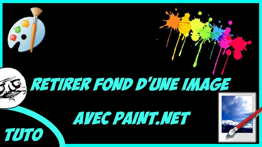 Comment retirer le fond d'une image Paint ?