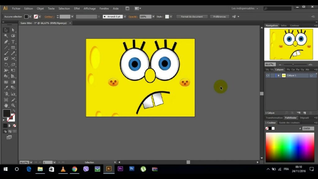 Comment rogner l'image sur Illustrator ?