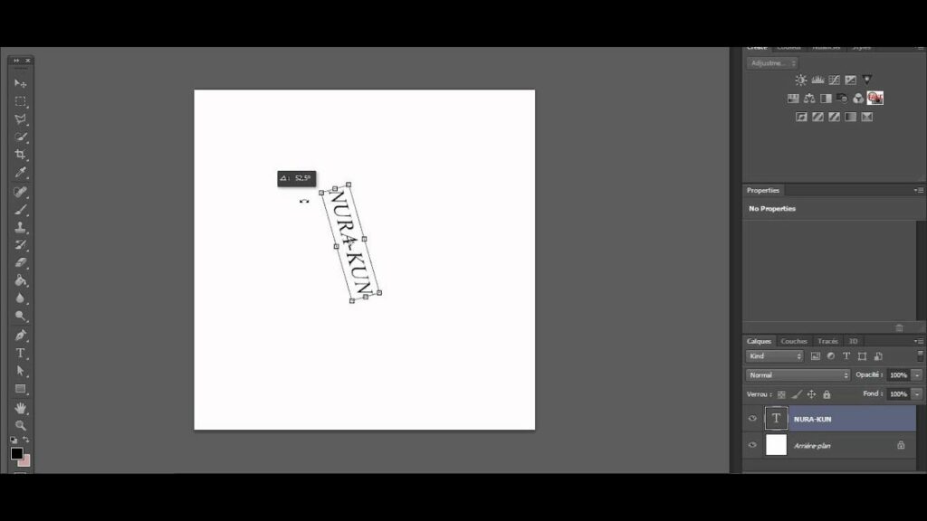 Comment tourner un texte sur Adobe ?