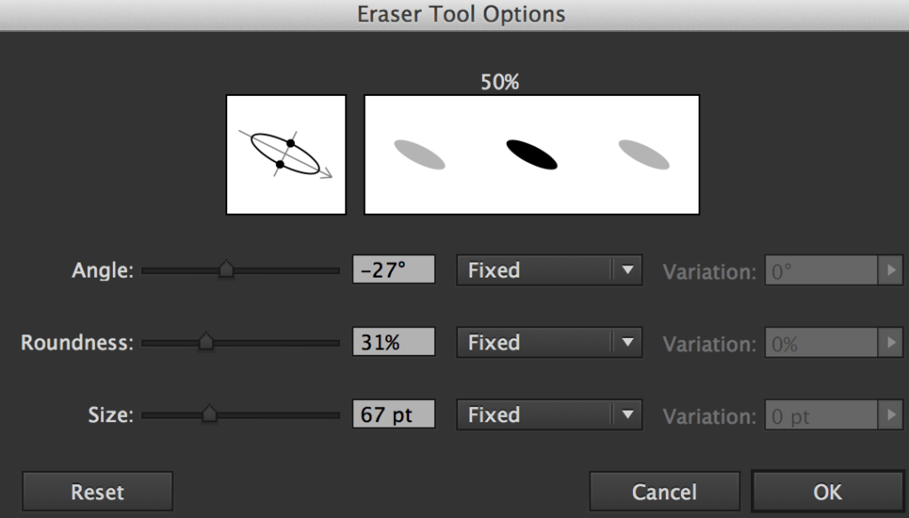 Comment utiliser la gomme sur Illustrator ?