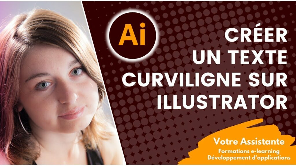 Comment utiliser l'outil texte curviligne Illustrator ?