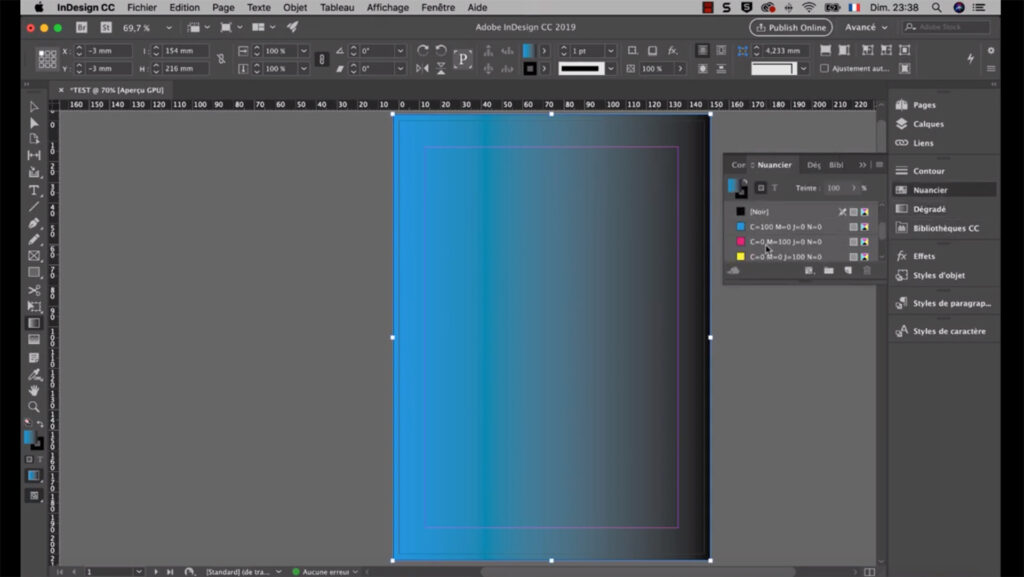 Comment voir les espaces sur InDesign ?