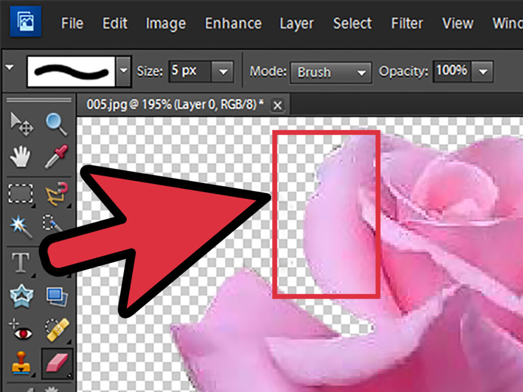 How do I eliminate a background in Photoshop?