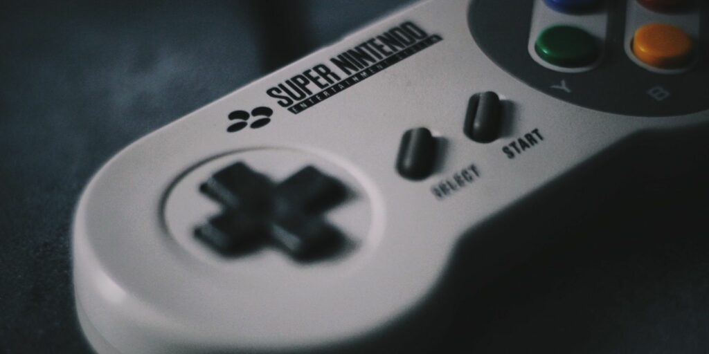 Super Nintendo game controller