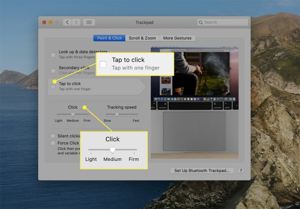 Comment faire un clic gauche sur un Mac