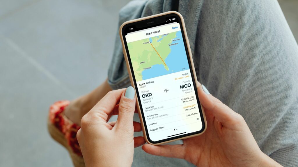 Comment suivre les vols sur iPhone
