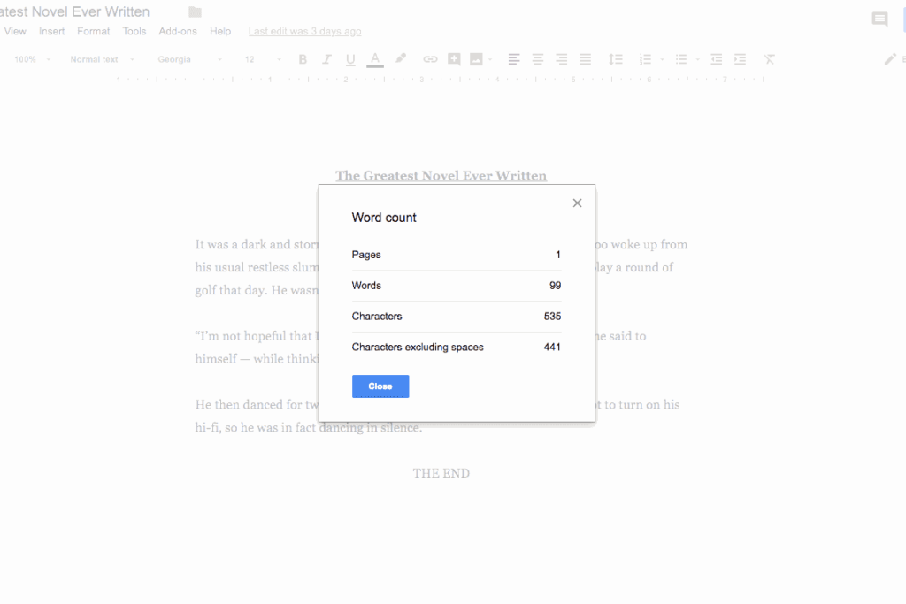 Comment vérifier le nombre de mots sur Google Docs