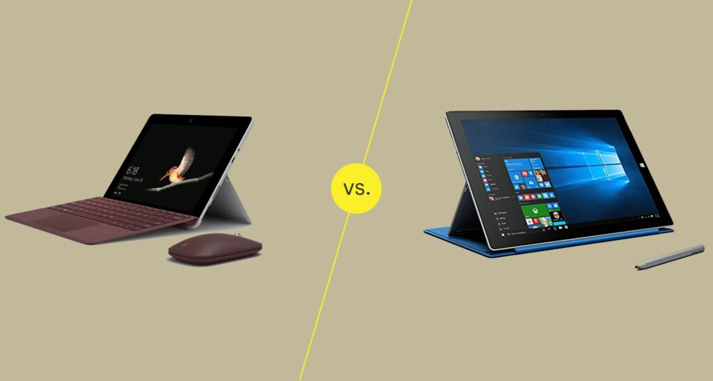 Surface Go vs Surface Pro : Quelle est la différence ?