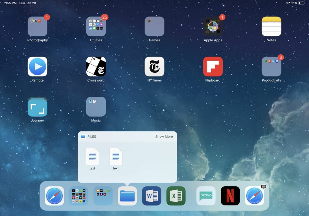 Comment utiliser l'iPad Dock dans iOS 12 et versions ultérieures