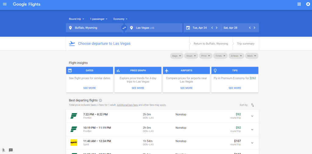 Google Flights : Comment réserver un vol