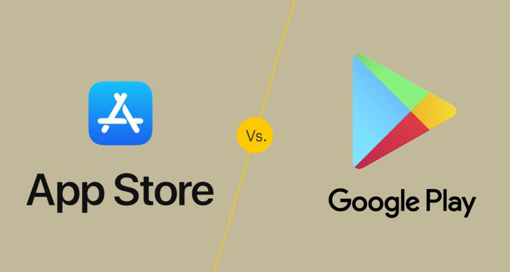 iOS App Store et Google Play Store