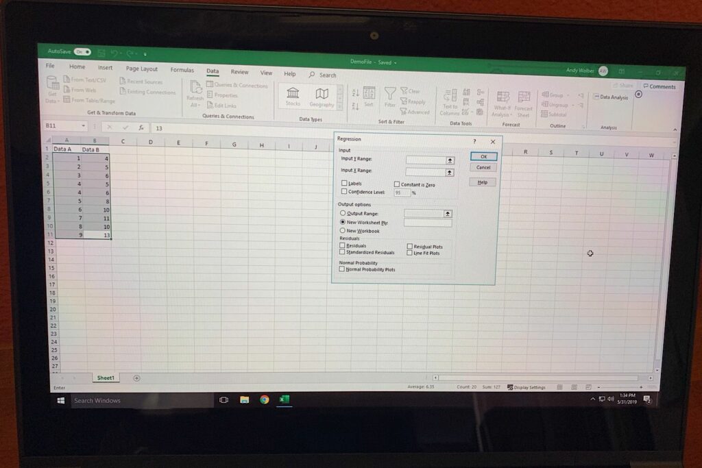 Comment calculer la variance dans Excel