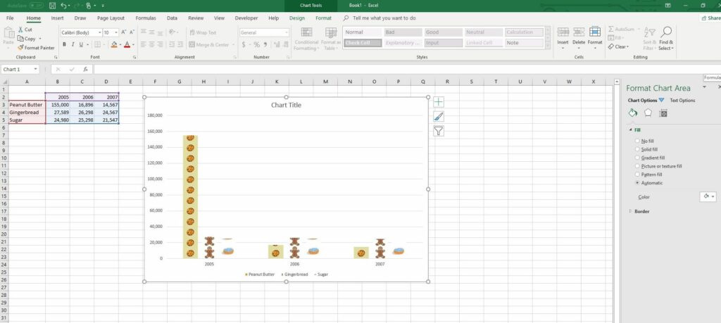 Comment créer des pictogrammes dans Excel