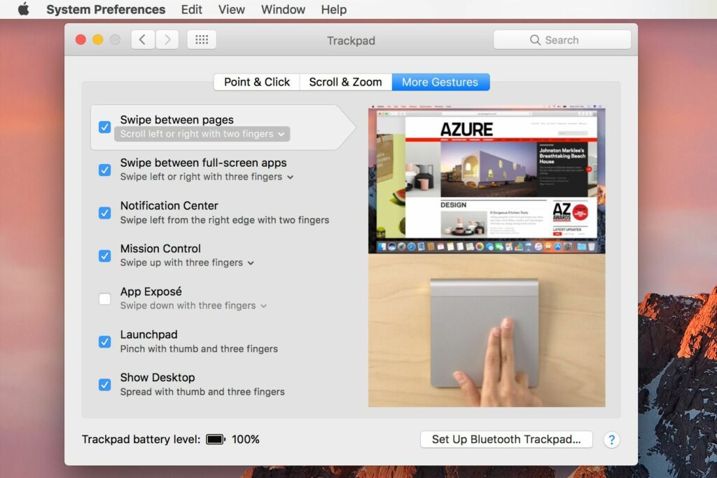 Configurez le trackpad de votre Mac en fonction de vos besoins
