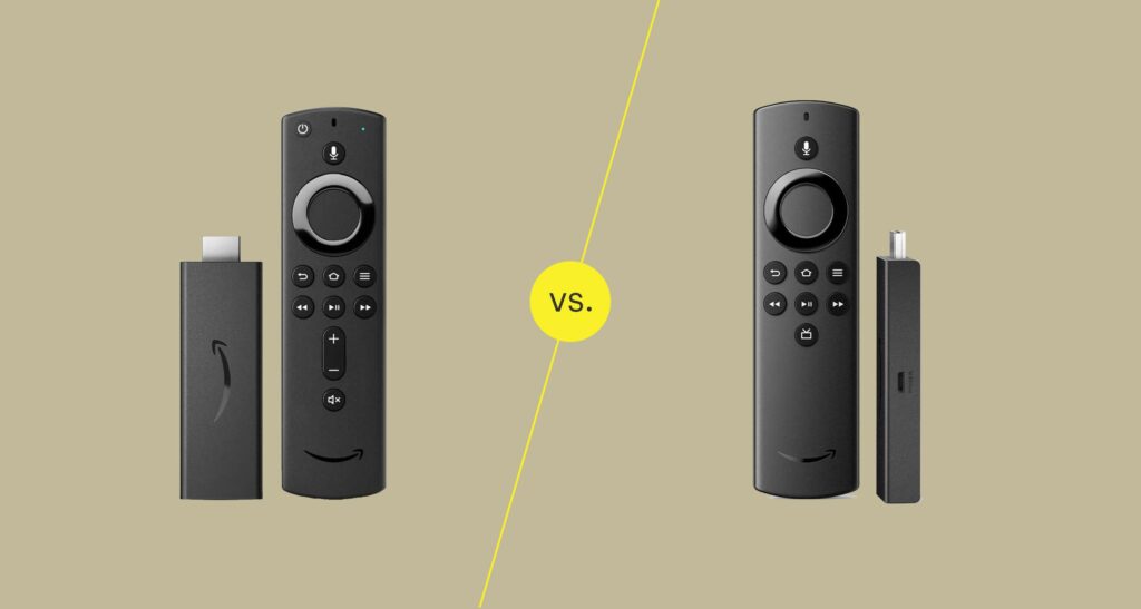 Fire TV Stick contre Fire TV Stick Lite