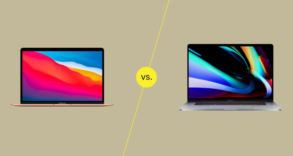 MacBook Air vs MacBook Pro : quelle est la différence ?