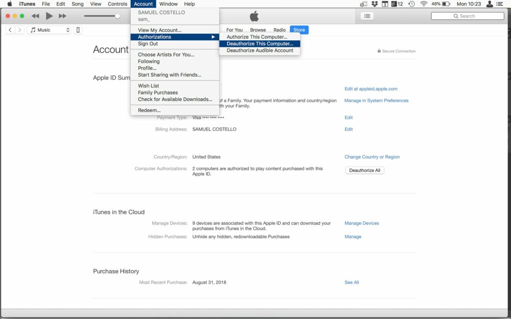 Comment annuler l'autorisation d'iTunes sur un ordinateur ancien ou mort (et Apple Music également)