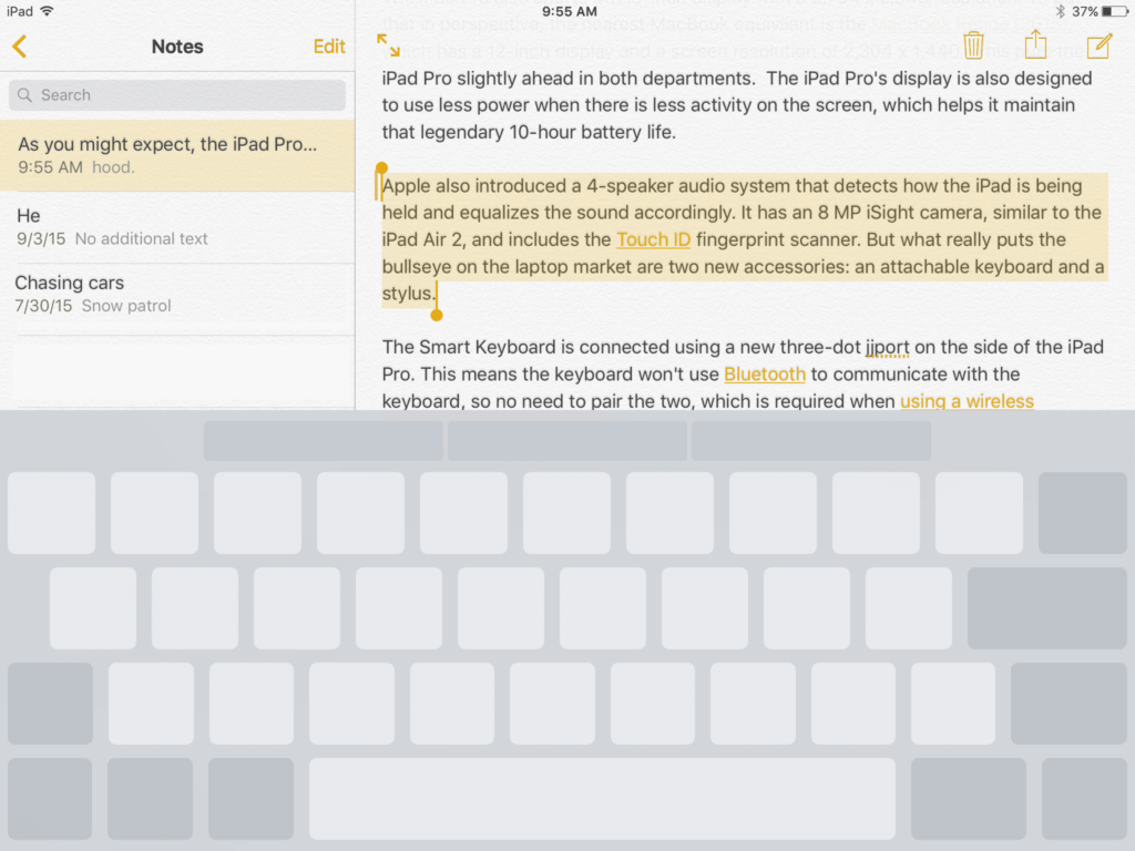 Comment utiliser le trackpad virtuel sur iPad