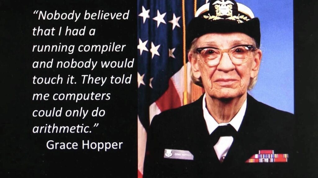 Contre-amiral Grace Murray Hopper : Mère de Cobble