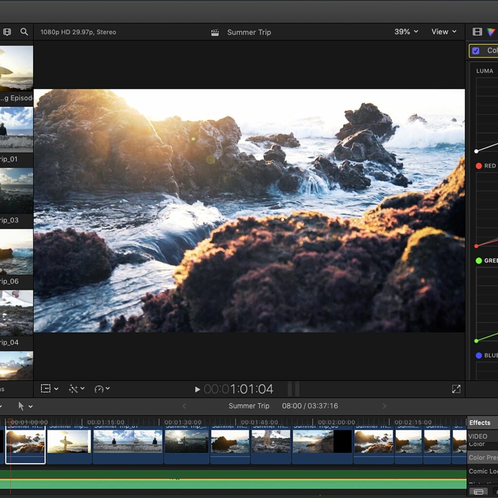 Examen de Final Cut Pro X 10.4.6