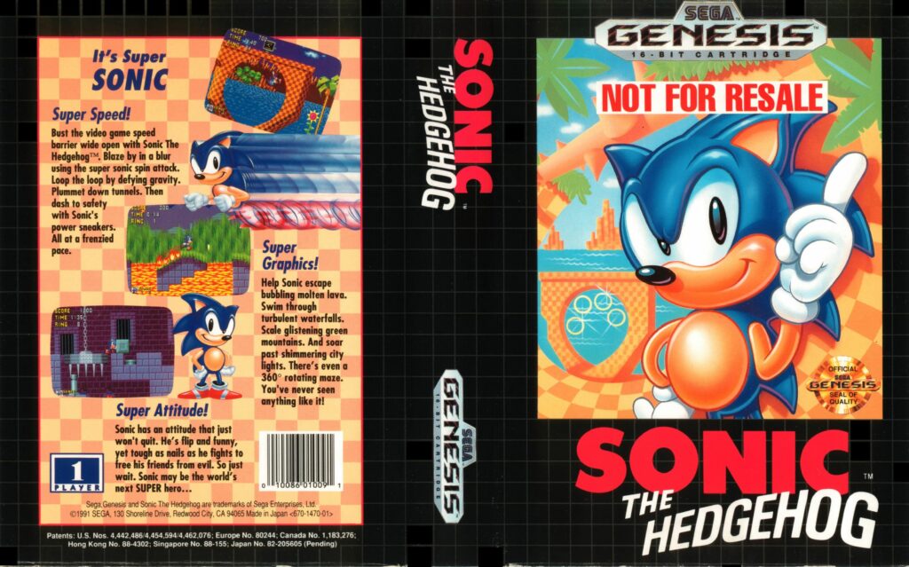 Histoire de Sonic the Hedgehog dans Sega Genesis