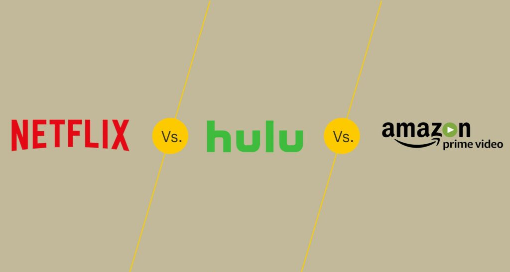 Netflix contre Hulu contre Amazon Prime