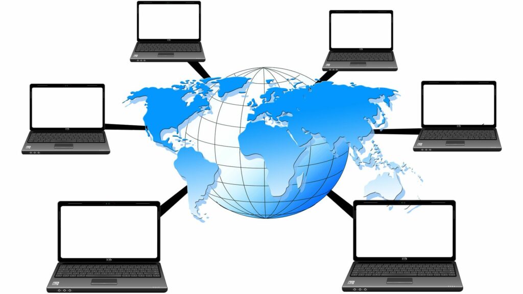 Topologie du réseau informatique, illustration