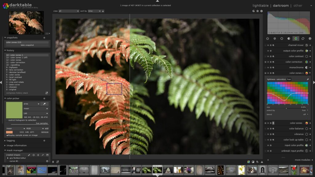 darktable 3.6 donne à Lightroom une grande victoire