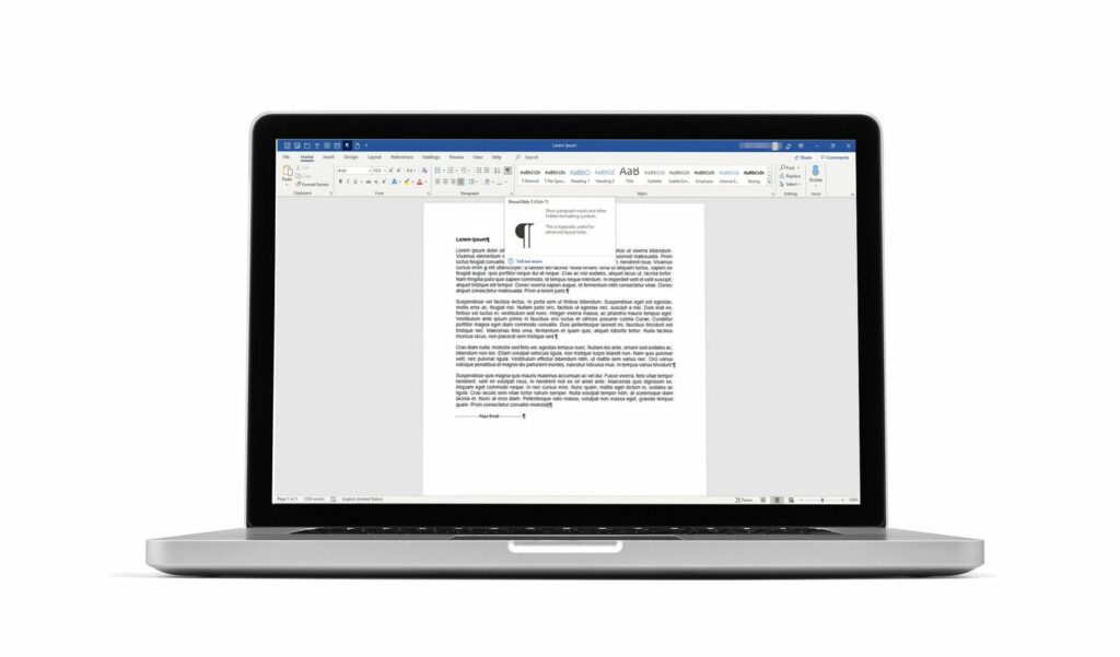 Comment supprimer des pages dans MS Word