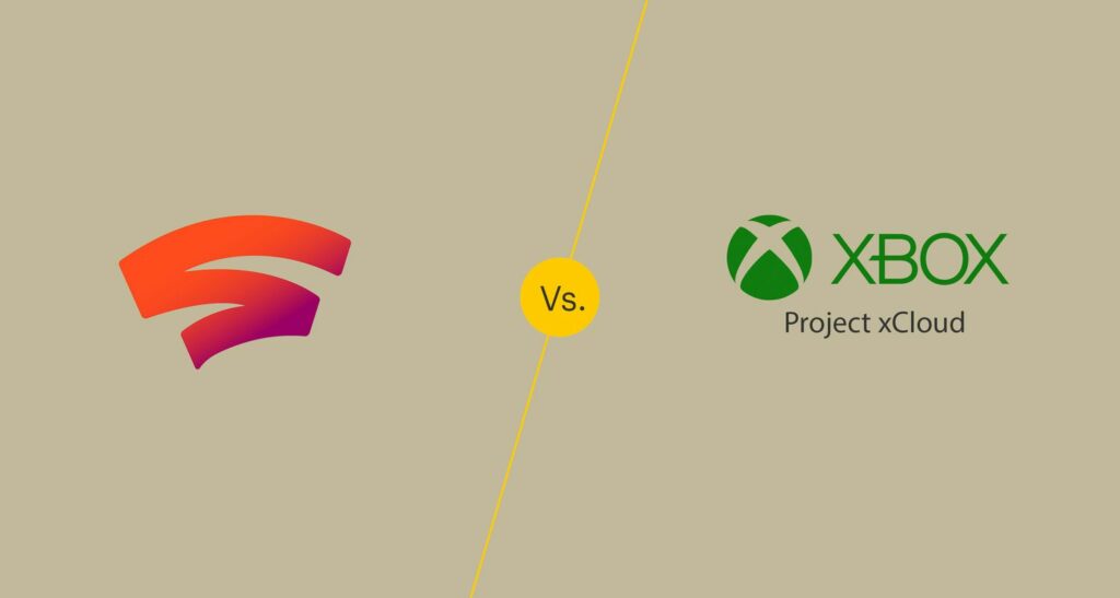 Google Stadia et Microsoft Project xCloud