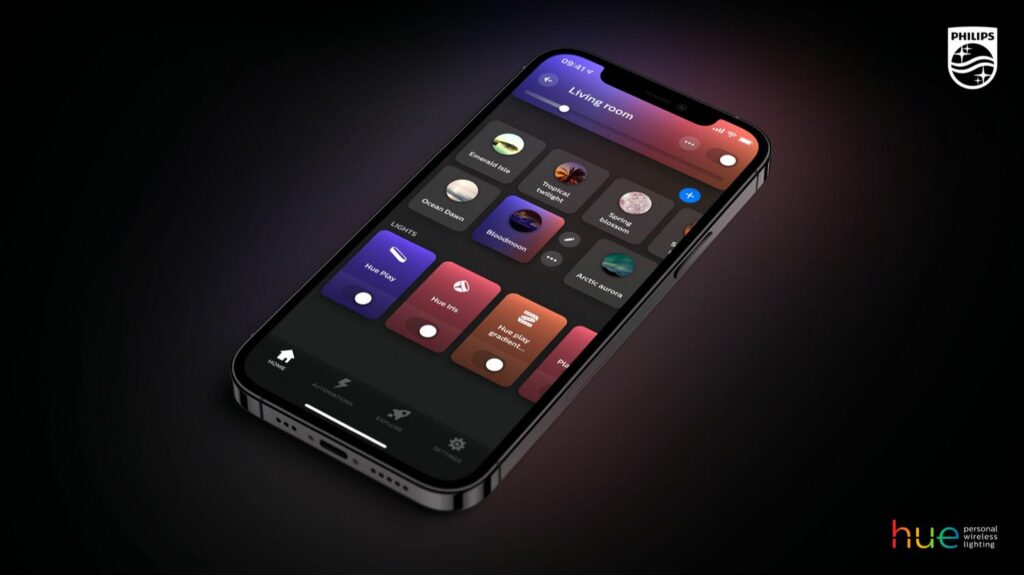 La nouvelle application Philips Hue promet une expérience fluide