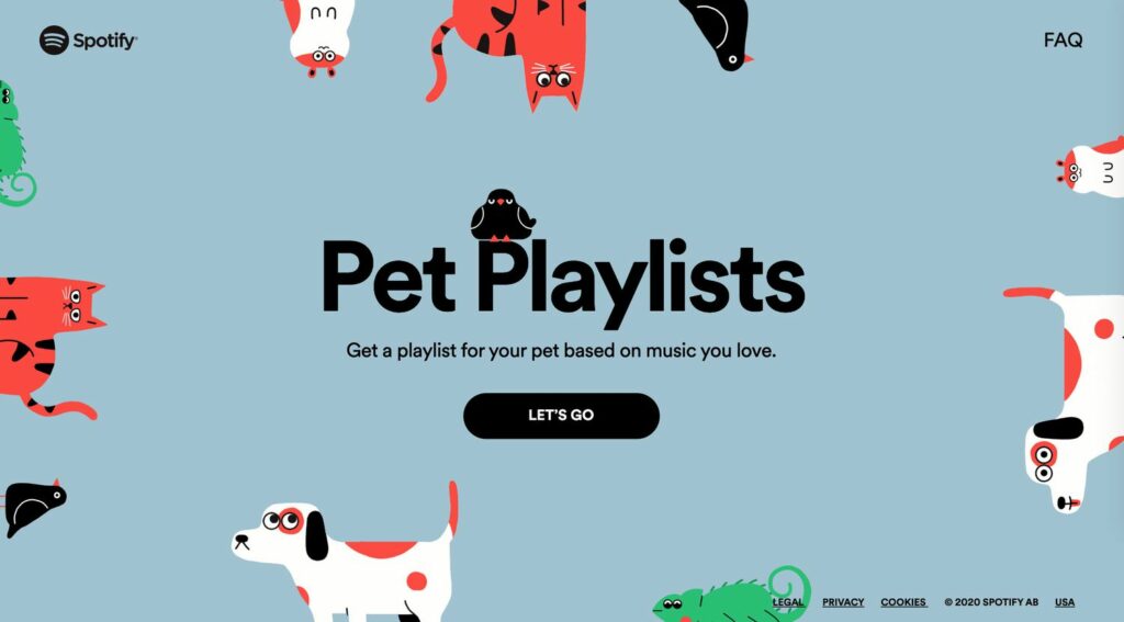 Spotify veut que vous fassiez des listes de lecture pour vos animaux de compagnie