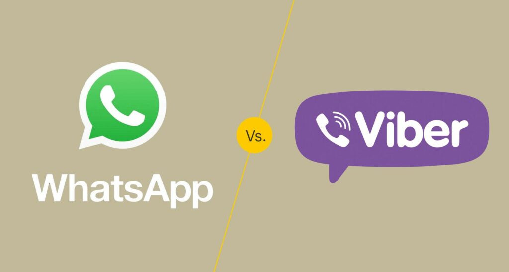 WhatsApp et Viber