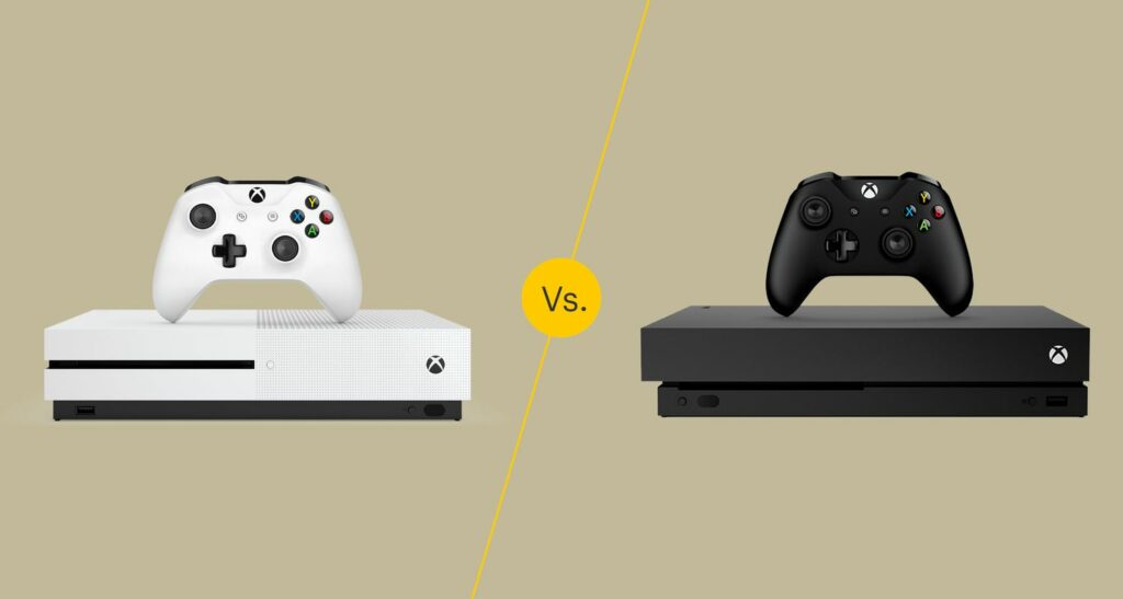 Xbox One S contre Xbox One X