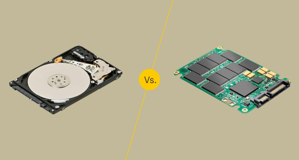 Stockage HDD et SSD