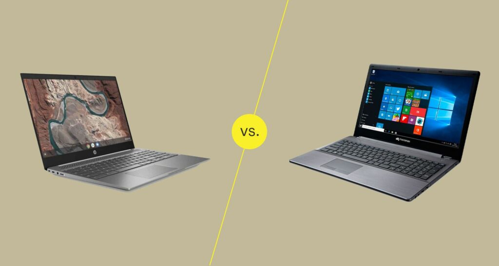 Chromebooks vs ordinateurs portables Windows : quelle est la différence ?