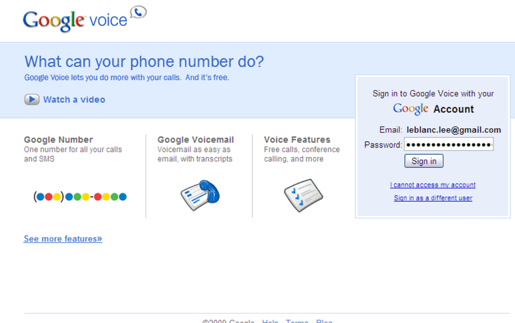 Examen du service téléphonique Google Voice