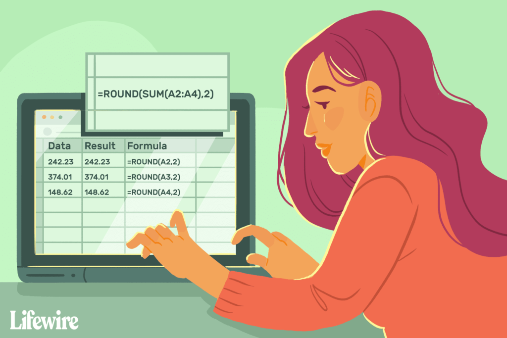 Comment combiner les fonctions ROUND et SUM dans Excel